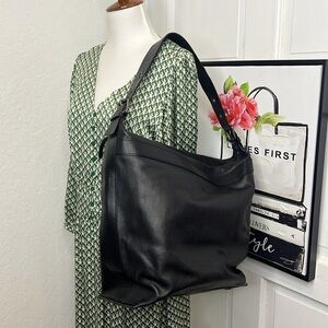 Banana Republic Black Leather Shoulder Bag